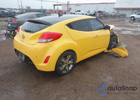2016 Hyundai Veloster from USA, damaged, VIN KMHTC6AD2GU256907